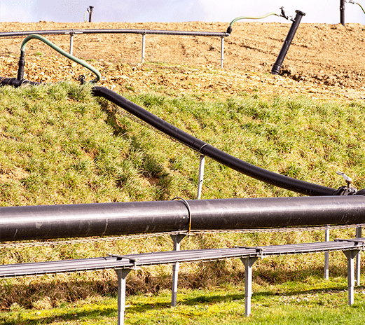 Captage_BioGaz_Paprec tuyau de gaz métallique