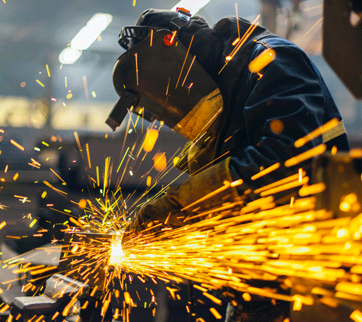 Comment_Fabrique_Metal Collaborateur en train de travailler le métal