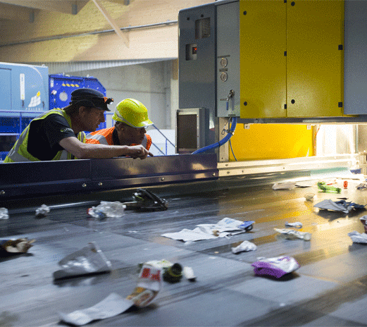 Matieres_Vision_Recyclage_Paprec Tapis de triage