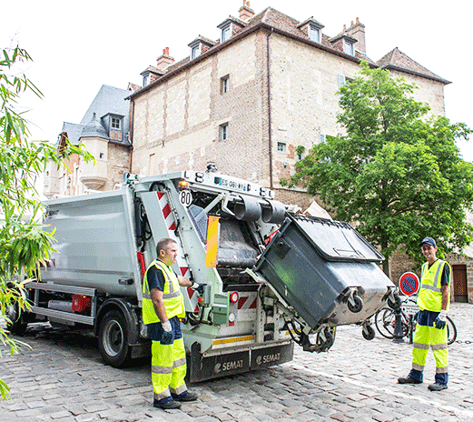 Service de collecte de déchets ménagers