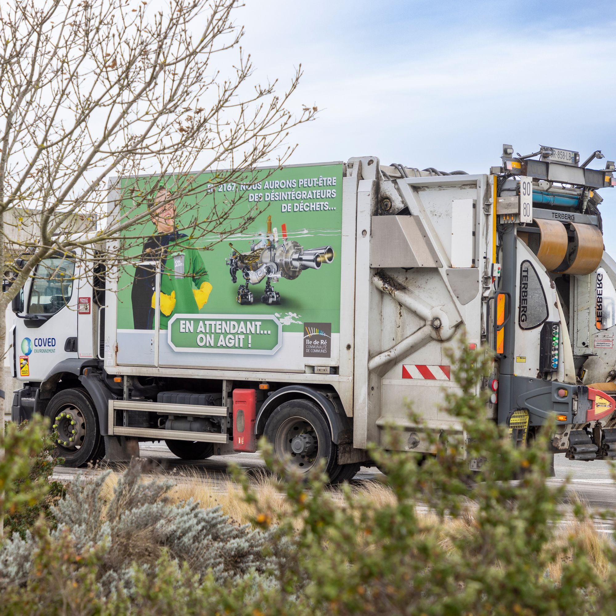 la collecte camion Paprec