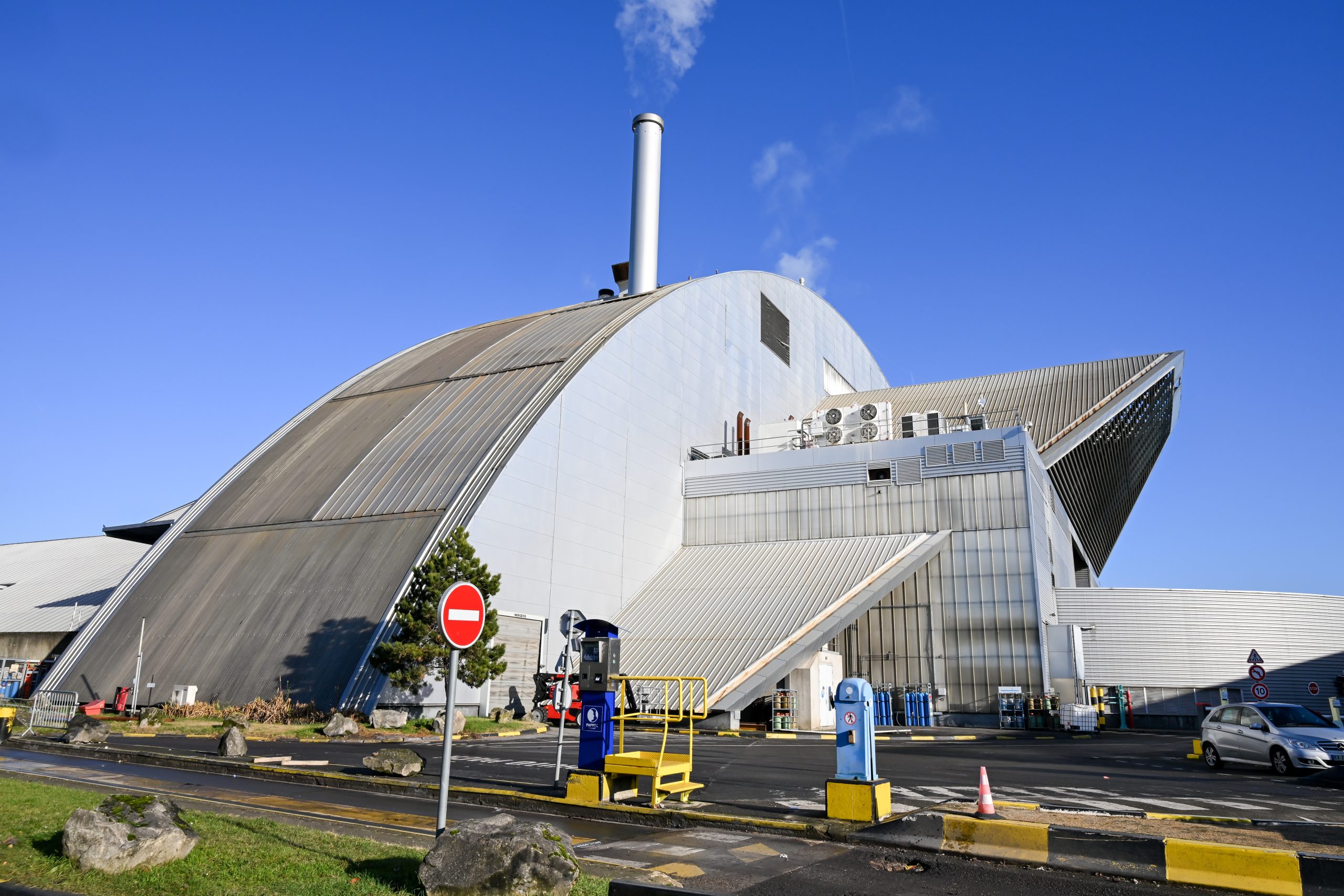 Groupe PAPREC UVE Cergy Pontoise PAPREC Energie centre de tri
