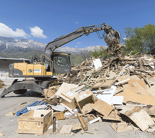 Sammlung und Sortierung von Sperrmüll im Auftrag von Gemeinden