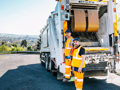 Service de collecte de déchets ménagers pour collectivités