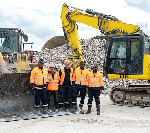 Le recyclage des déchets de chantiers