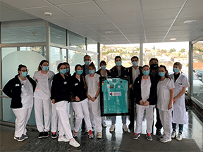 El ASM Clermont Auvergne y Paprec Group rinden homenaje al personal sanitario