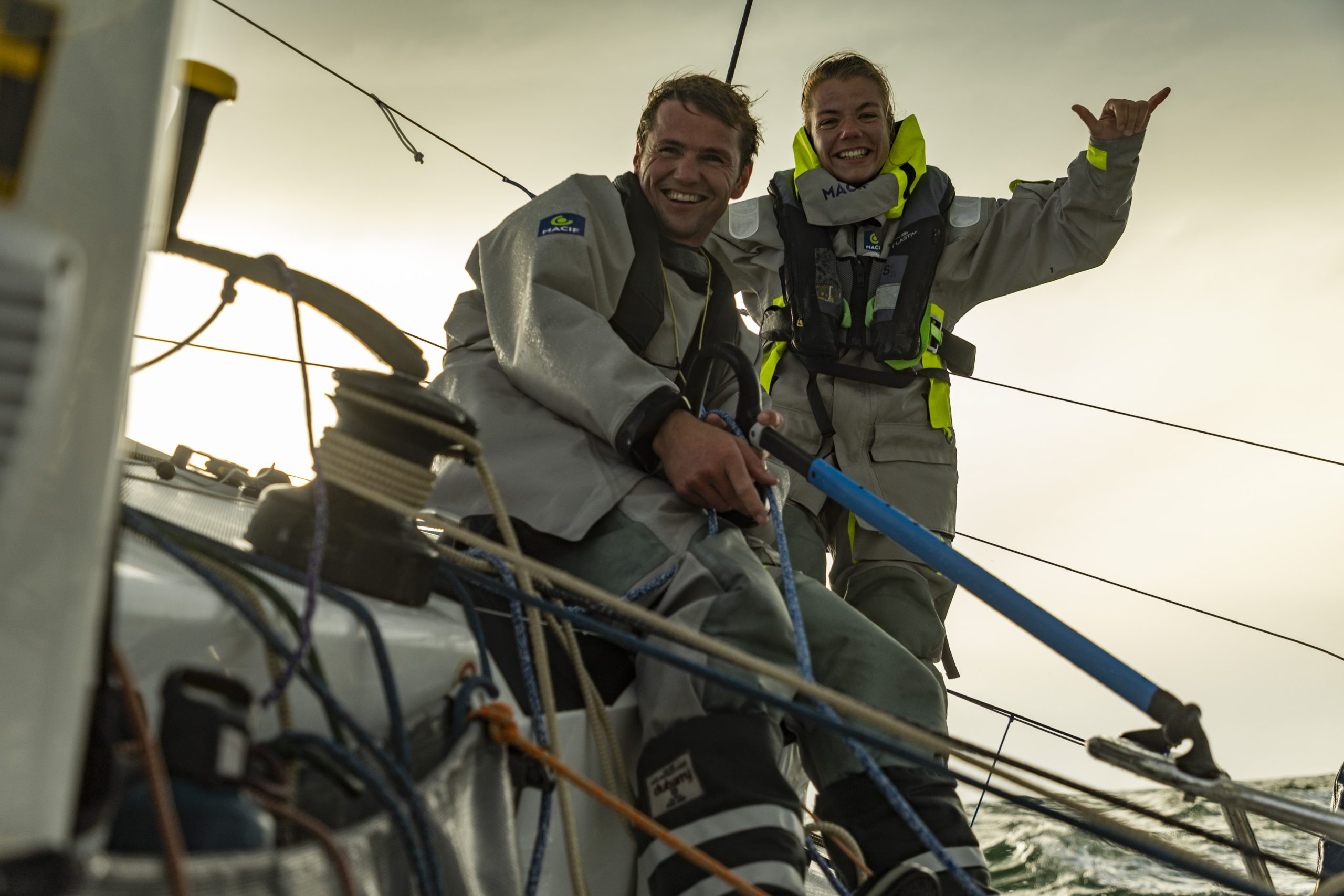 Lois Berrehar et Charlotte Yven - Figaro Skipper Macif - Transat Paprec 2023